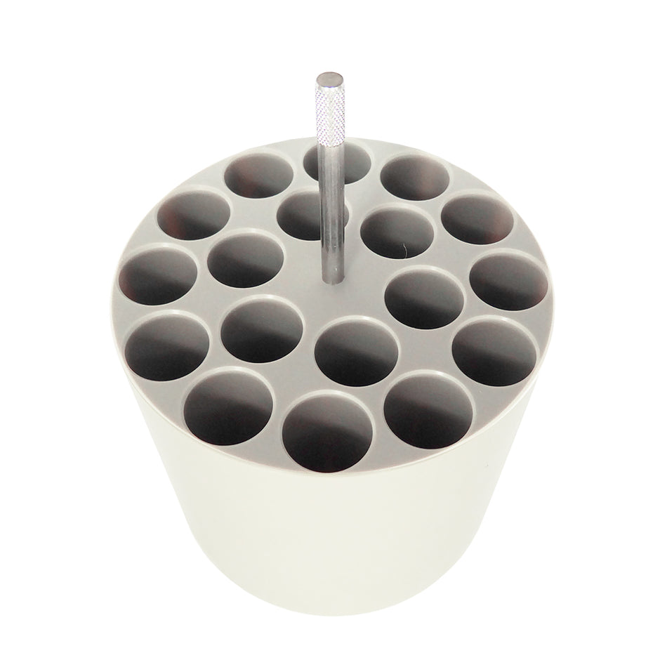 Rack 18x15ml D17mm RB 2/pk