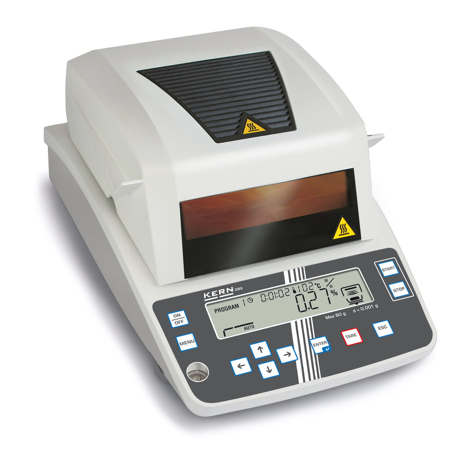 Feuchtebestimmer – DBS 60-3 – Wägebereich [Max]: 60 g, Ablesbarkeit [d]: 0,001 g