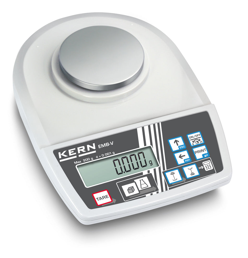Laborwaage KERN EMB 200-3V 200 g max d=0,001 g