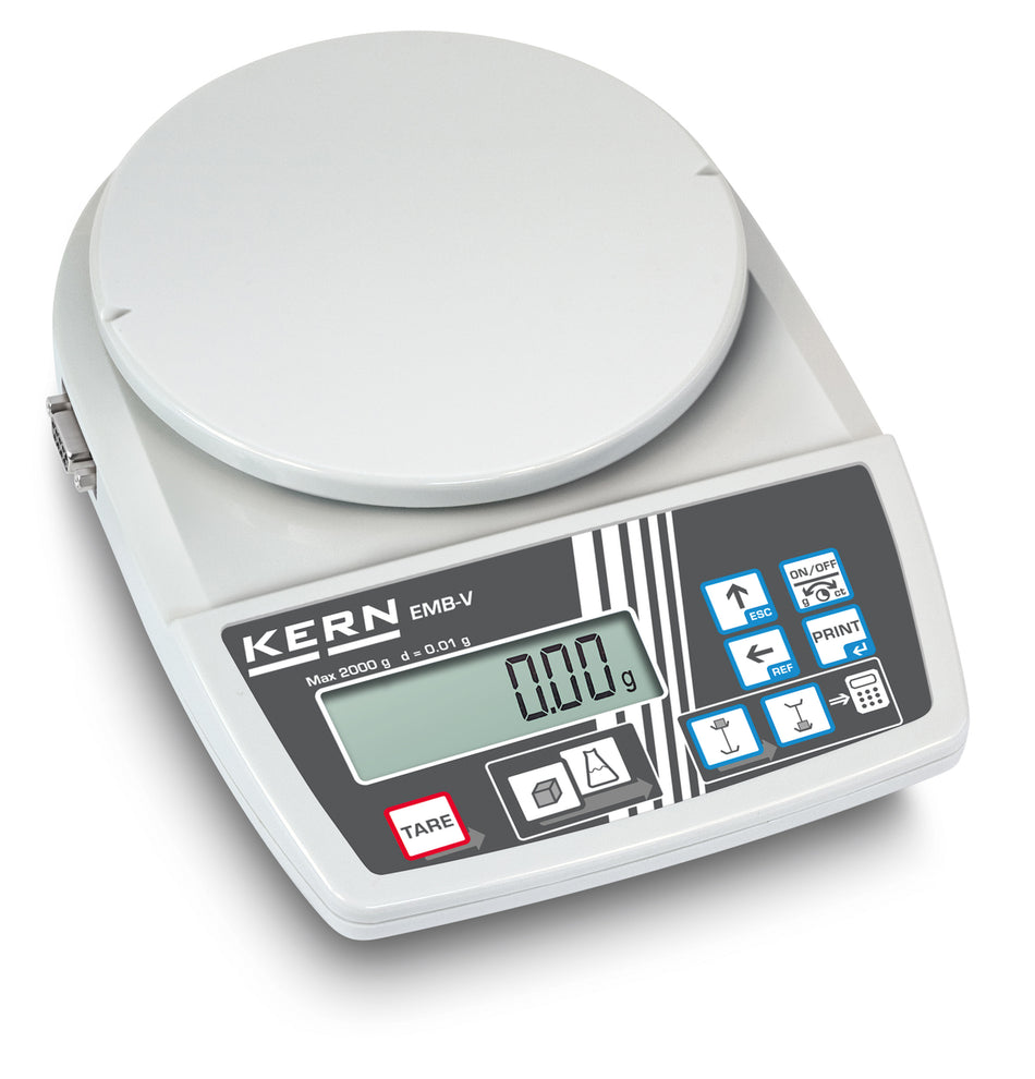 Laborwaage KERN EMB 2000-2V 2000 g max d=0,01 g