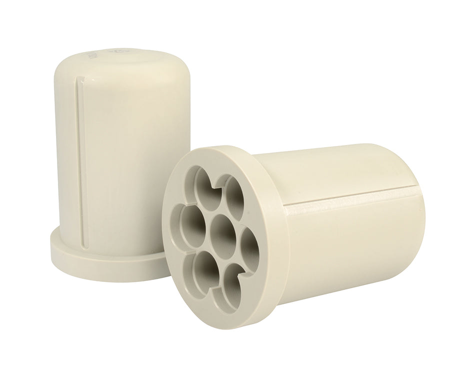 Rack 7x15ml D17mm RB/Vac 2/pk